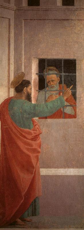 St Paul Visits St.Peter in Prison, Filippino Lippi